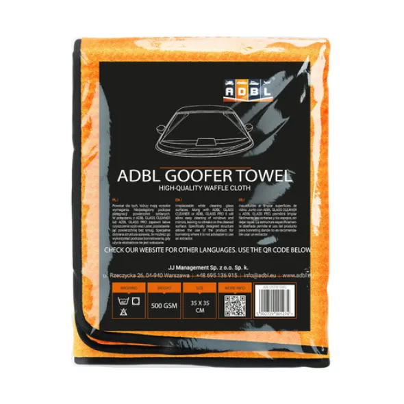 ADBL Goofer Towel mikrofibra waflowa do szyb i luster 35x35 cm