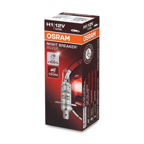 Żarówka Osram H1 Night Braker Silver +100% - 1szt