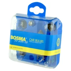 Żarówka samochodowa Bosma 12V H7 zapasowy komplet bezpieczniki + żarówki pomocnicze