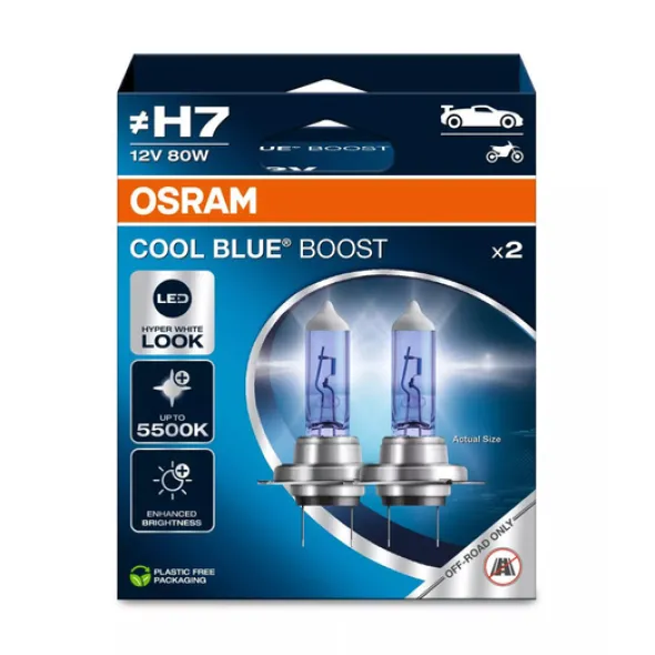 Żarówka samochodowa H7 Osram Cool Hyper Boost - 2szt