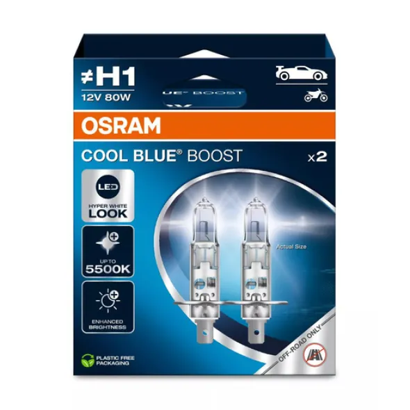 Żarówka samochodowa Osram H1 Cool Blue Boost Eco - 2szt