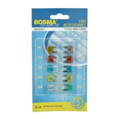 Bezpieczniki płytkowe Mini Bosma *2614* - komplet 10szt