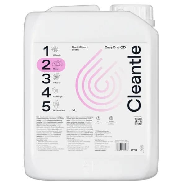 CLEANTLE EasyOne QD - quick detailer do lakieru 5L