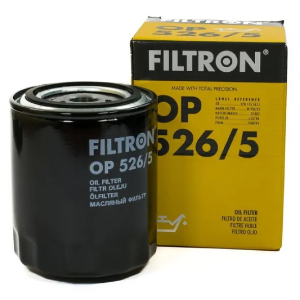 FILTRON filtr oleju OP526/5 - Audi A4,A6,A8 1/95->, Coupe, VW Passat 2.8 Syncro 10/96->