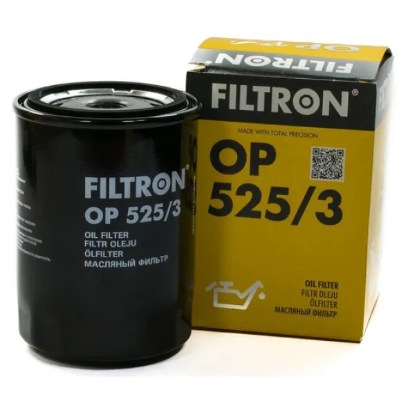 FILTRON filtr oleju OP525/3 - Seat, VW Golf III 1.9TDI (110 HP) 4/96-7/97