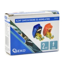Geko klemy automatyczne mosiężne - komplet 2szt