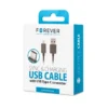 Kabel czarny USB ładowarka Forever USB-C 1,0 m 1A