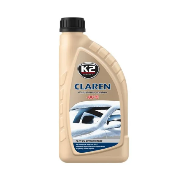 K2 Claren zimowy koncentrat do spryskiwaczy -80°C 1L