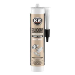 K2 Czarny silikon wysokotemperaturowy do 350°C kartusz 300g