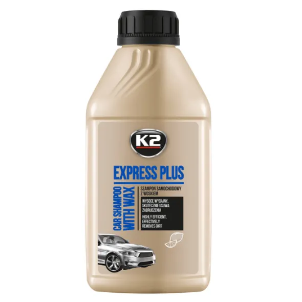 K2 Express Plus szampon samochodowy z woskiem carnauba 500ml