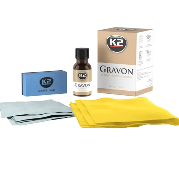 K2 Gravon ceramiczna ochrona lakieru - zestaw