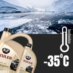 K2 Kuler gotowy płyn do chłodnic samochodowych - żółty 1L