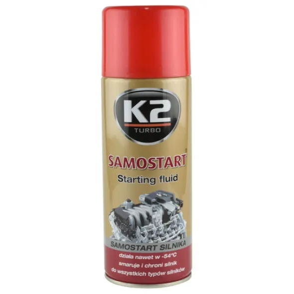 K2 Samostart silnika do rozruchu w zimie - spray 400ml