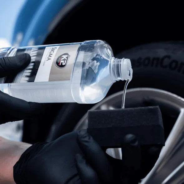 K2 Sigma żel do opon i gumy nabłyszczająco - ochronny 500ml + gąbka