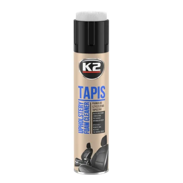 K2 Tapis pianka do czyszczenia i prania tapicerki - spray 600ml+szczotka