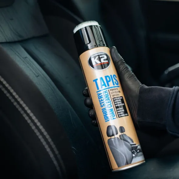 K2 Tapis pianka do czyszczenia i prania tapicerki - spray 600ml+szczotka