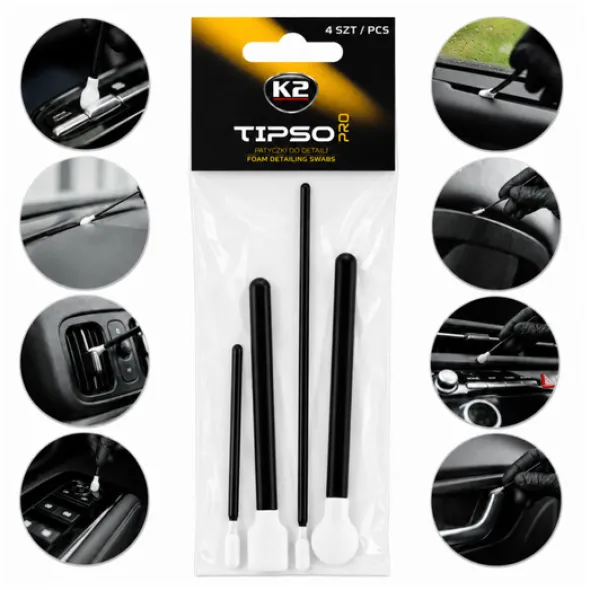 K2 Tipso Pro - patyczki detailingowe 4szt