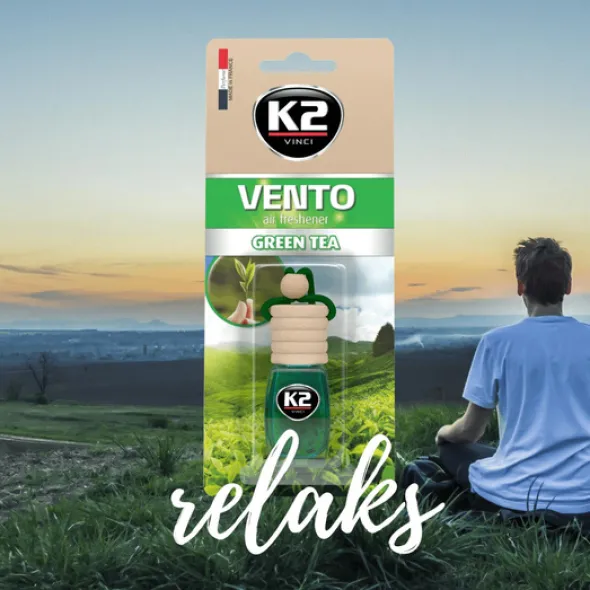 K2 Vento zapach samochodowy flakonik - Green Tea