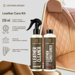 Leather Expert Leather Car care KIT - zestaw do pielęgnacji tapicerki skórzanej 250ml