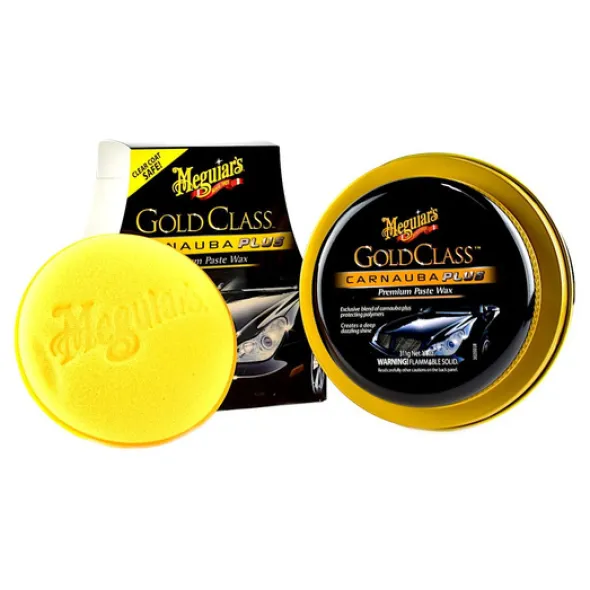 Meguiars Gold Class Carnauba Plus Premium Paste Wax - wosk z polimerami 311g