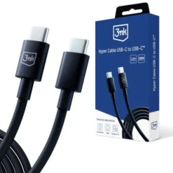 3mk Kabel Hyper Cable C to C 100W 1.2m Black