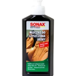 Mleczko z woskiem do czyszczenia skóry Sonax 250ml + aplikator z mikrofibry