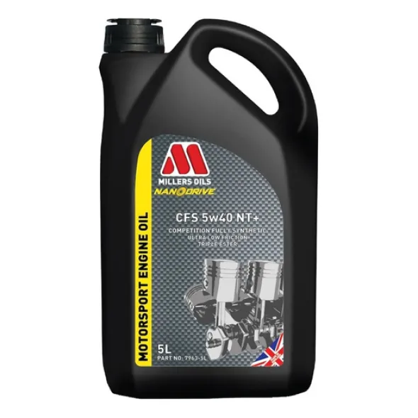 Olej Millers Oils CFS 5w/40 NT+ MOTORSPORT (7963) 5L