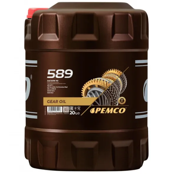 Olej przekładniowy Pemco iPoid 589 80W90 GL-5 (LS) op. 20L