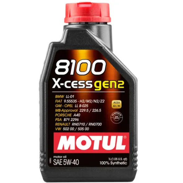 Olej silnikowy Motul 8100 X-cess gen-2 5W40 1L