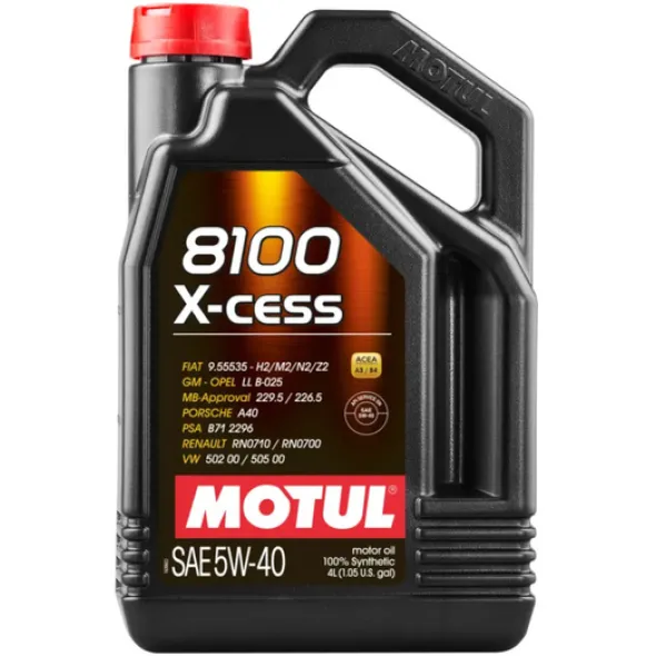 Olej silnikowy Motul 8100 X-cess 5W/40 4L