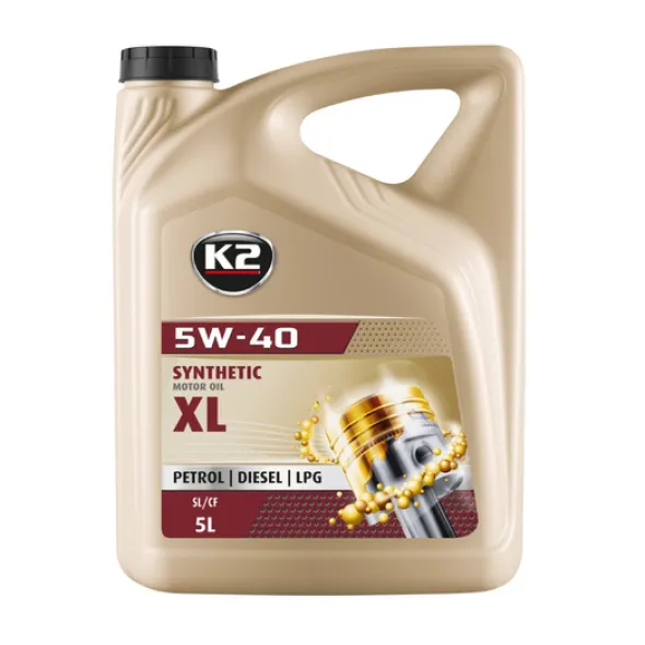 Olej silnkowy K2 TEXAR 5W/40 XL SL/CF/CF-4 - 5L