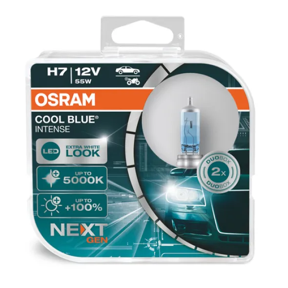 Osram H7 Cool Blue Intense 5000K - Box 2szt