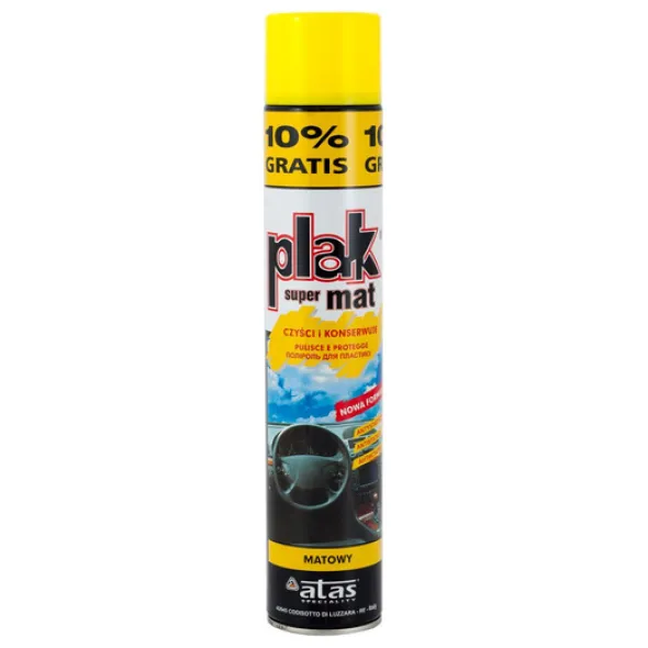 Plak Supermat czyści i konserwuje kokpit - efekt matowy 750ml cytryna