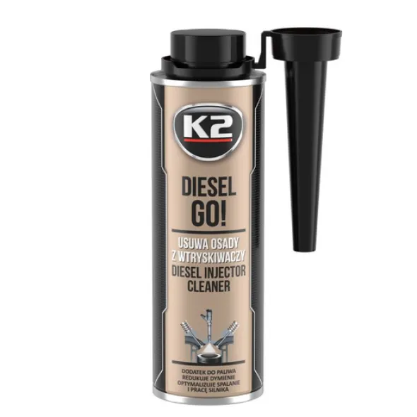 Preparat do czyszczenia wtryskiwaczy diesla K2 Diesel GO! 250ml