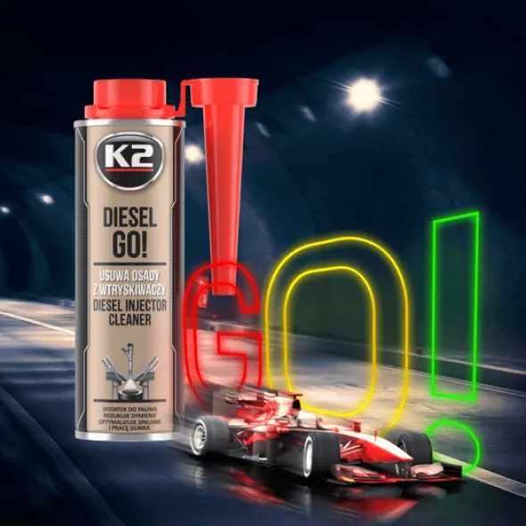 Preparat do czyszczenia wtryskiwaczy diesla K2 Diesel GO! 250ml