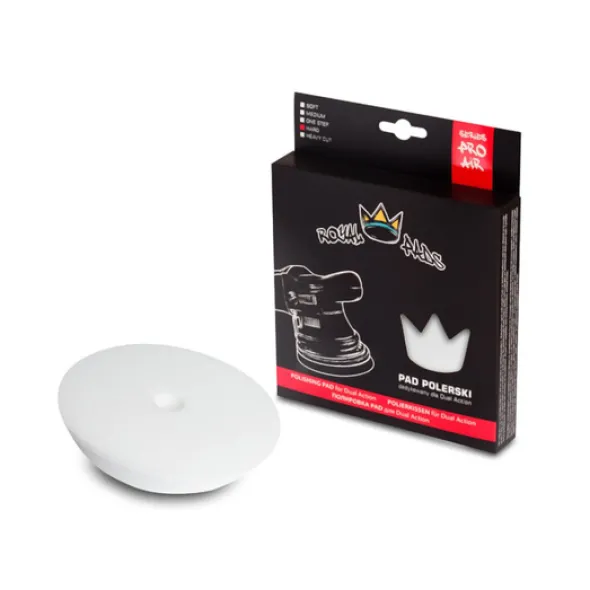Royal Air Hard Pad twarda gąbka polerska z otworem do maszyn DA 80mm