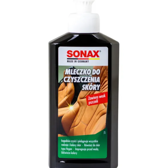 Sonax mleczko z woskiem do czyszczenia i konserwacji skóry 250ml