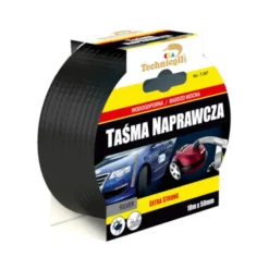 Taśma naprawcza DUCT Technicqll czarna rolka 10m/50mm