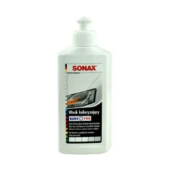 Wosk koloryzujący biały Sonax 250ml + aplikator do nakładania