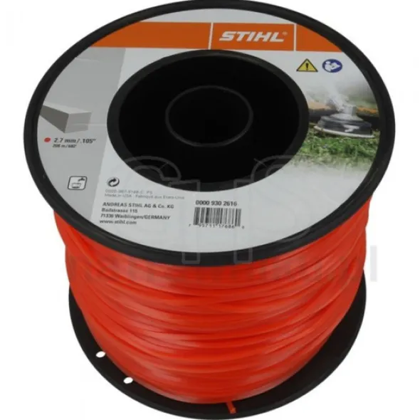 Żyłka do kosy/podkaszrki Stihl - 2.7x208M kwadrat
