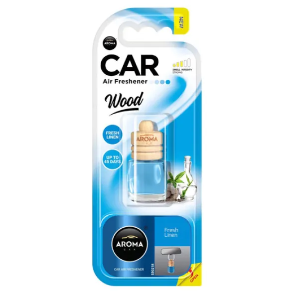 Zapach AROMA CAR Wood FRESH LINEN 6ml