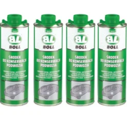 Zestaw :Boll środek do konserwacji podwozia czarny 4x1L+pistolet