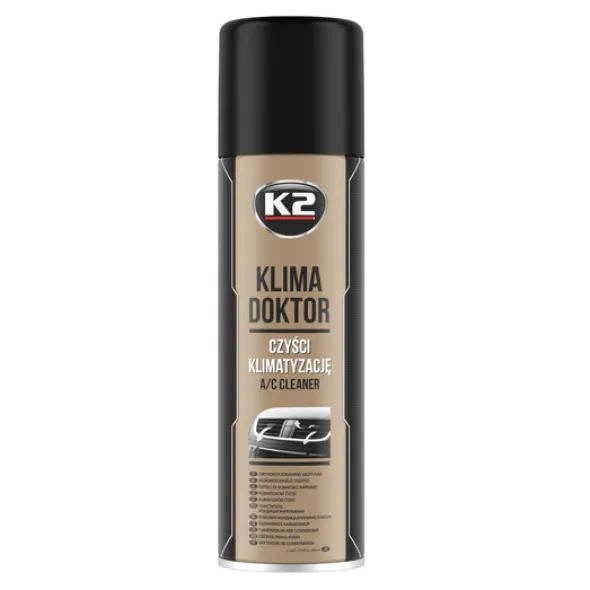 Zestaw do czyszczenia klimatyzacji: K2 Klima Doktor 500ml + Moje Auto CleanAir Świeży 150ml
