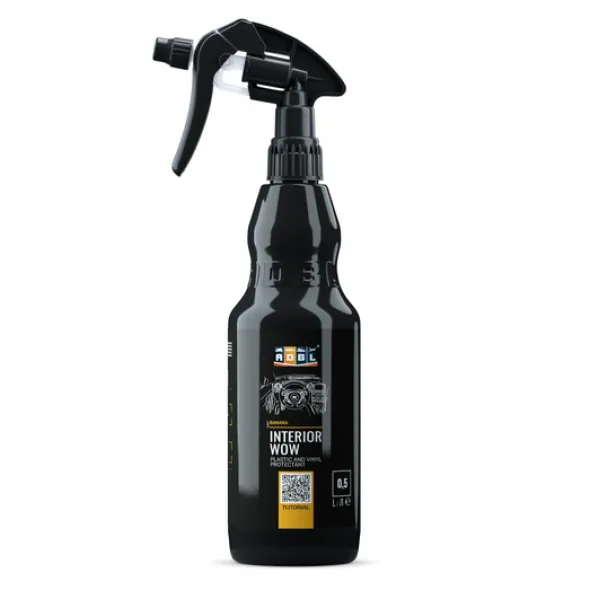 Zestaw: Dressing ADBL Interior WOW bananowy 500ml + 2 mikrofibry i rękawiczki