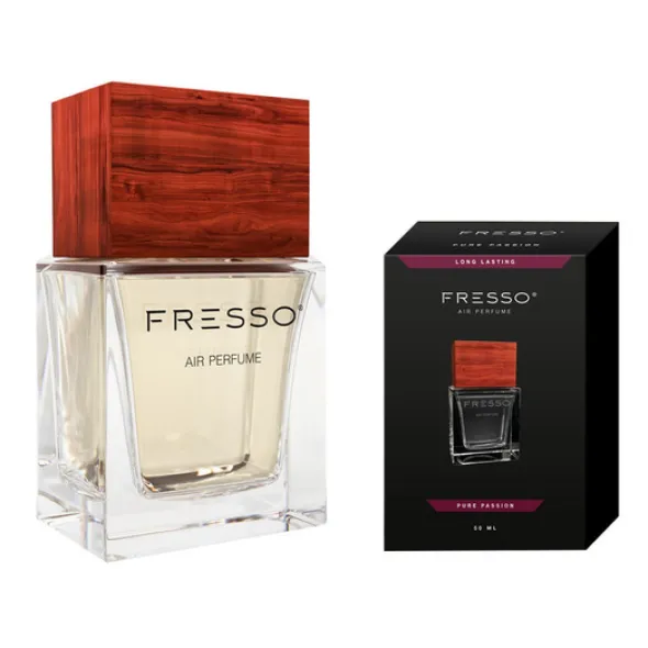 Zestaw: Fresso Perfumy samochodowe Pure Passion 50ml + Zawieszka