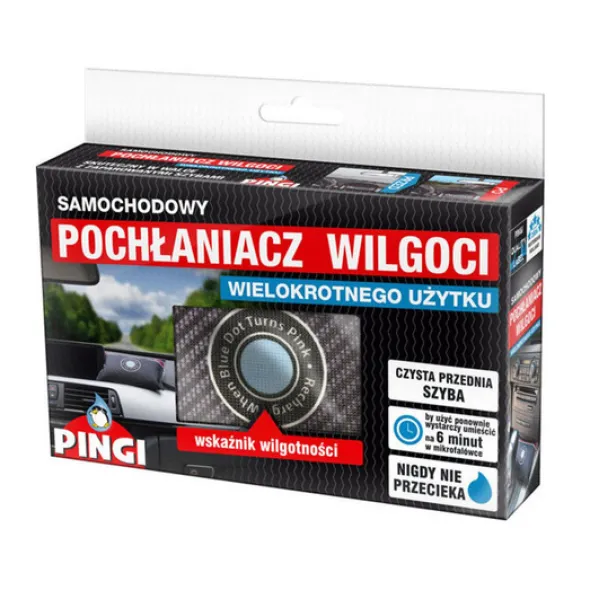 Zestaw: pochłaniacz wilgoci Pingi + K2 Cardos